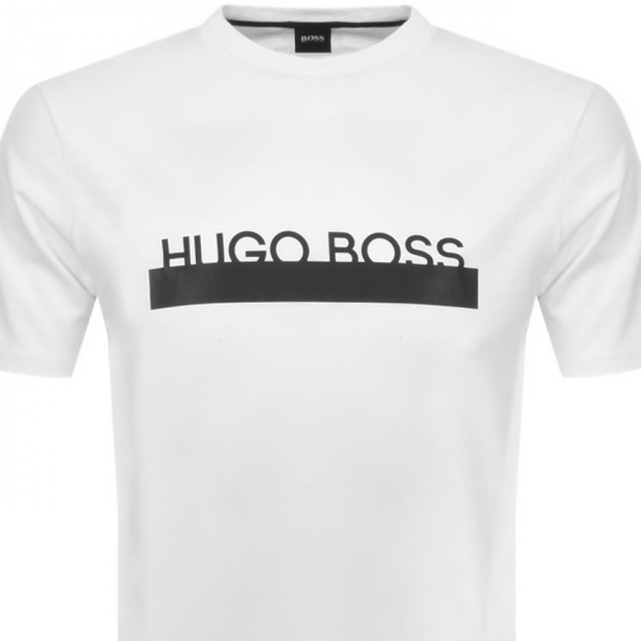 Alternative Image for ProductBOSS HUGO BOSS Identity Logo T Shirt White2